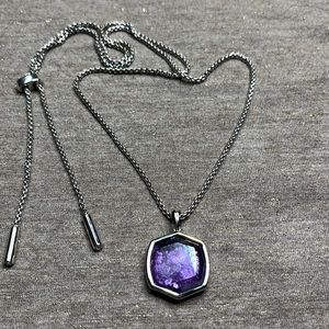 Kendra Scott Silver Pendant Necklace